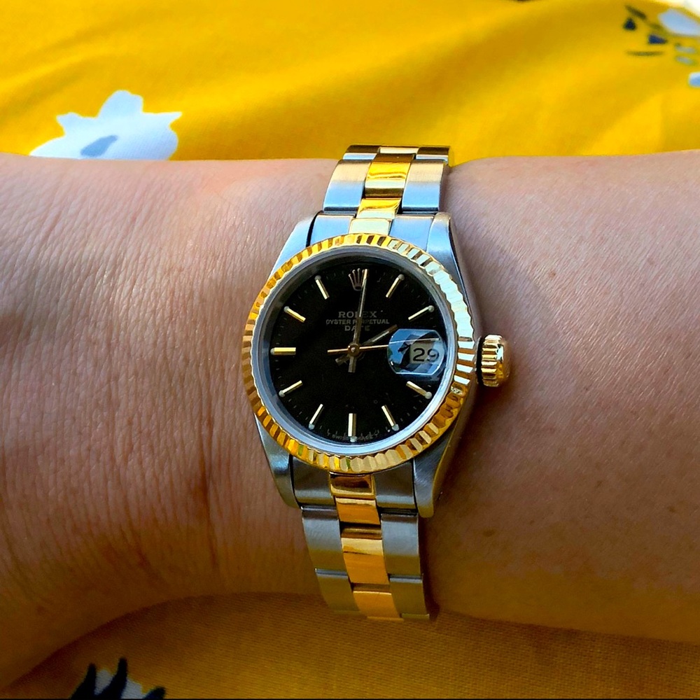 Woman Rolex Oyster Perpetual Date